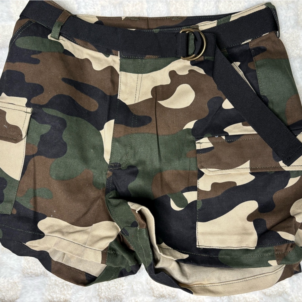 Fashion Nova Camouflage Cargo Shorts